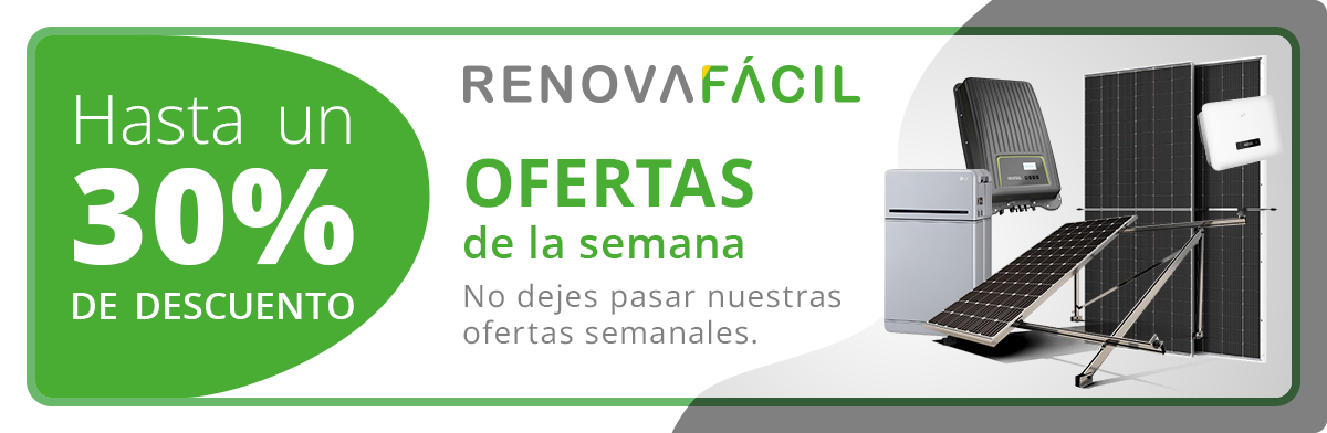 Ofertas de la semana en material fotovoltaico